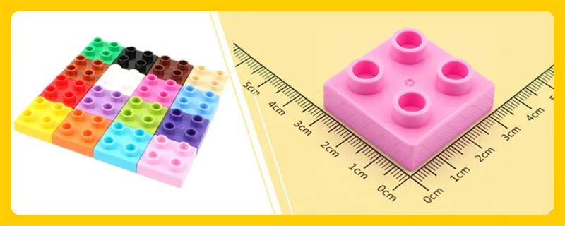 Одиночные продажи крупные частицы Diy строительные блоки аксессуары красочная Базовая пластина совместима с дублированные игрушки для детей подарок