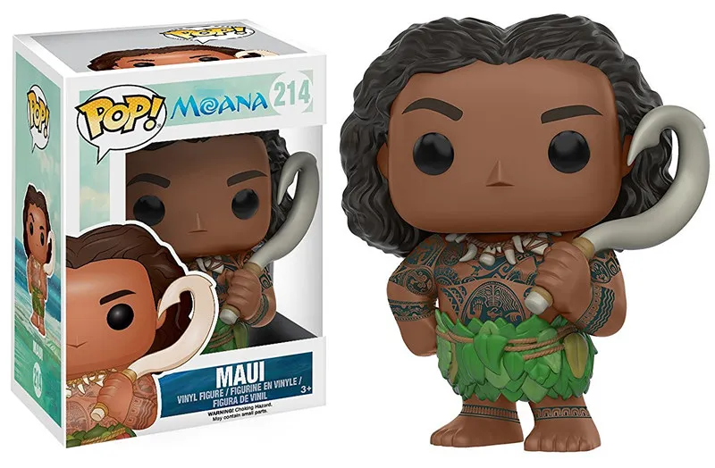Funko pop официальные фильмы: Moana-Moana& PUA, Young Moana, MAUI Виниловая фигурка Коллекционная модель игрушки с оригинальной коробкой