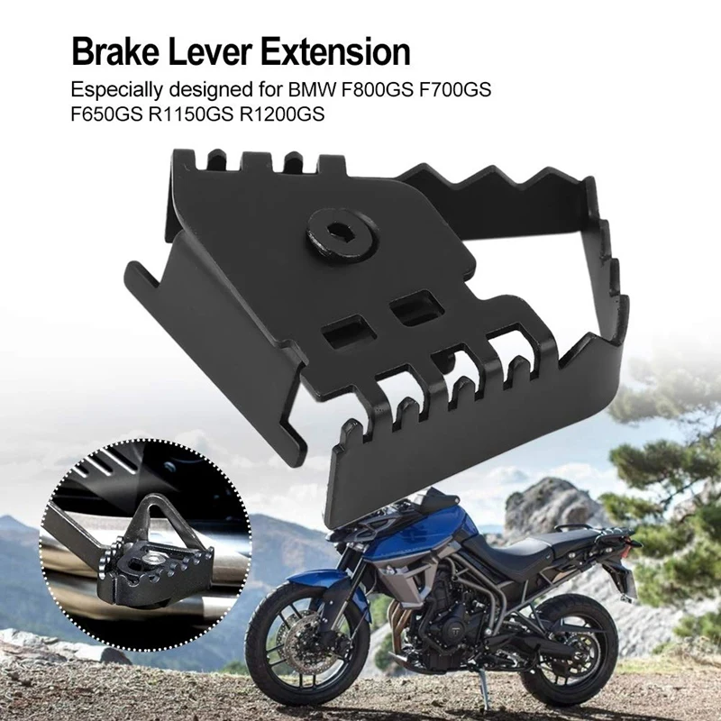 Задний ножной тормозной рычаг педаль увеличение удлинитель для Bmw F800Gs F700Gs R1200Gs