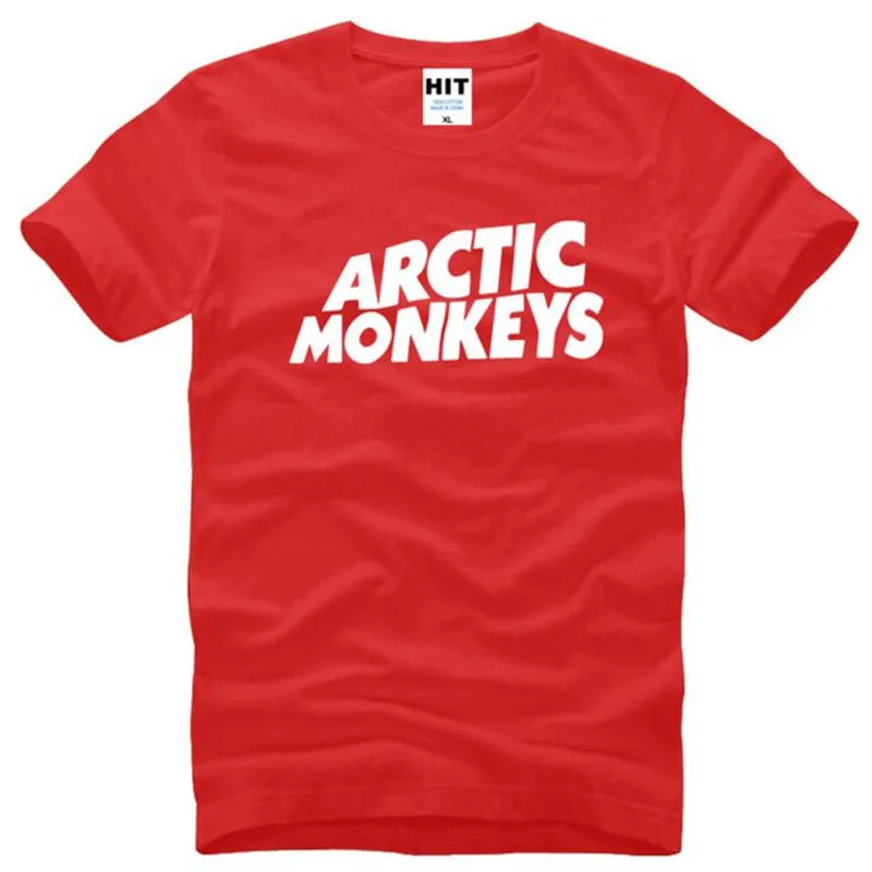 Rock Arctic Monkeys с буквенным принтом Мужская футболка Летняя новая хлопковая футболка с коротким рукавом Футболка Camisetas Hombre - Цвет: red t shirts 3