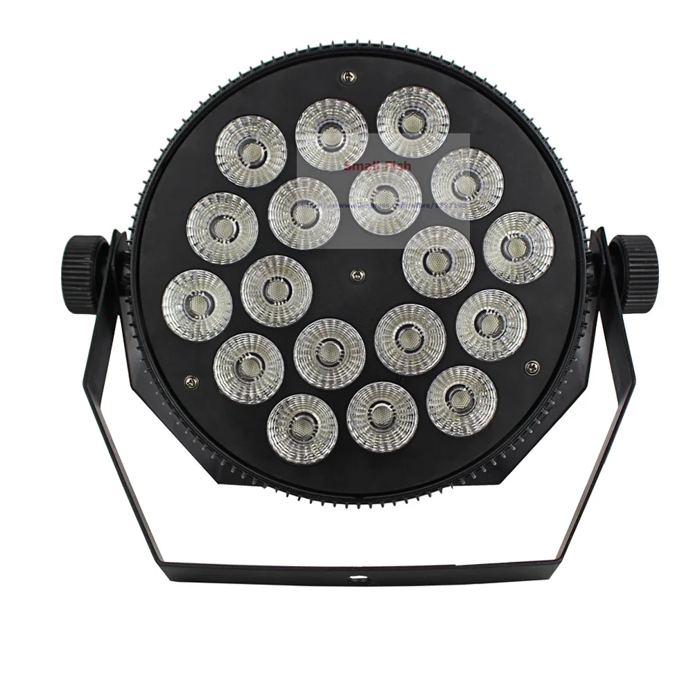 10Pcs/Lot 18X10W RGBW Quad Color Silent Par Lights High Quality Indoor Flat LED 8 DMX Channel NO Noise Free Shipping | Лампы и