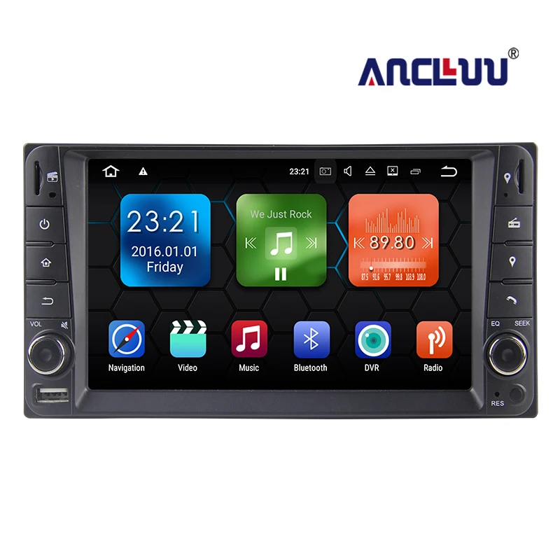 Универсальный автомобильный dvd плеер 2 Din 6 &quotчетырехъядерный Android 8 1 для Toyota Corolla