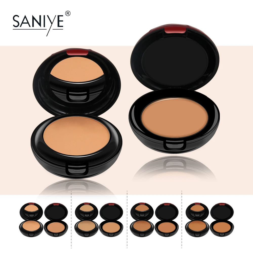 SANIYE 2 в 1 для основы под макияж крем пудры контурирующая косметика пудра лица polvos