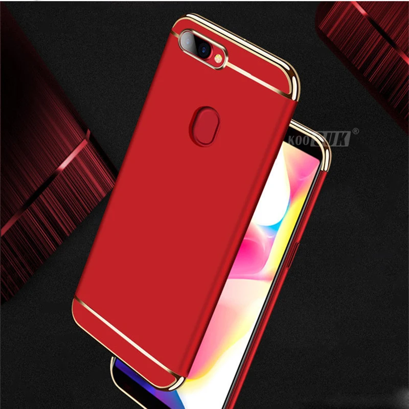 Для OPPO R15 чехол 3 в 1 Жесткий PC полная защитная оболочка Противоударная Роскошная
