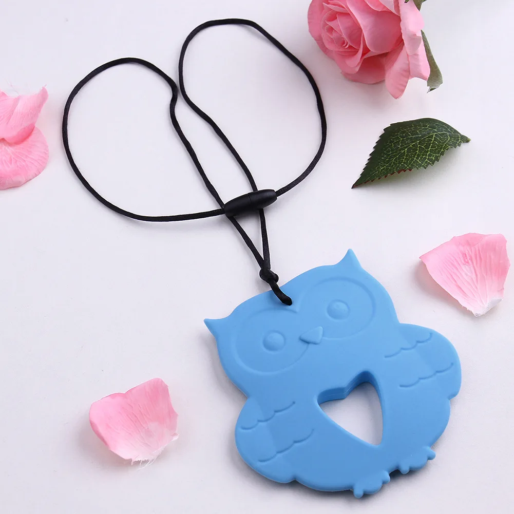 1 шт. розничная продажа Еда Класс маленьких прорезываться сова кулон Цепочки и