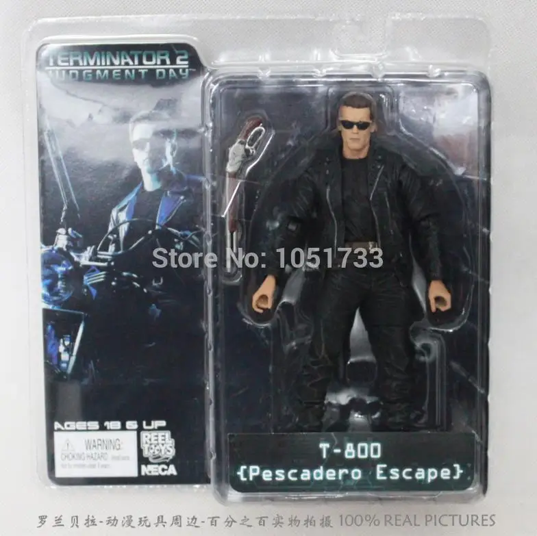 NECA Терминатор 2 фигурка T-800 эндоскелет Классическая фигурка игрушка " 18 см 7 стилей