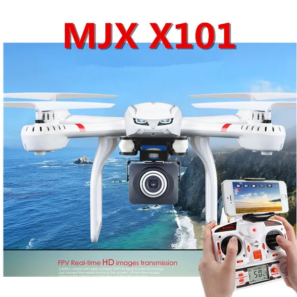 Профессиональный RC дроны Дрон MJX X101 с C4015 C4018 Камера FPV 2 4 ГГц 6 оси гироскопа Quadcopter 3D