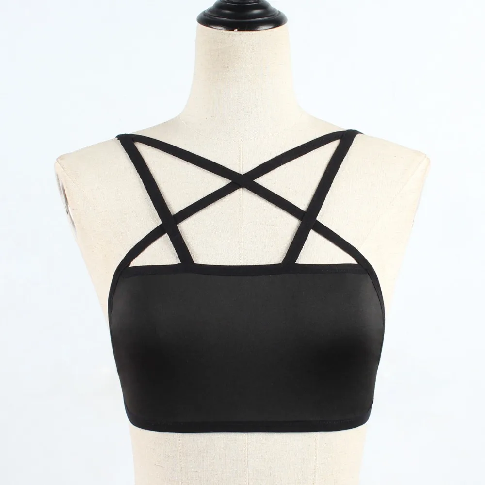 Новинка 2019 женское сексуальное бюстье бюстгальтер без косточек укороченные топы