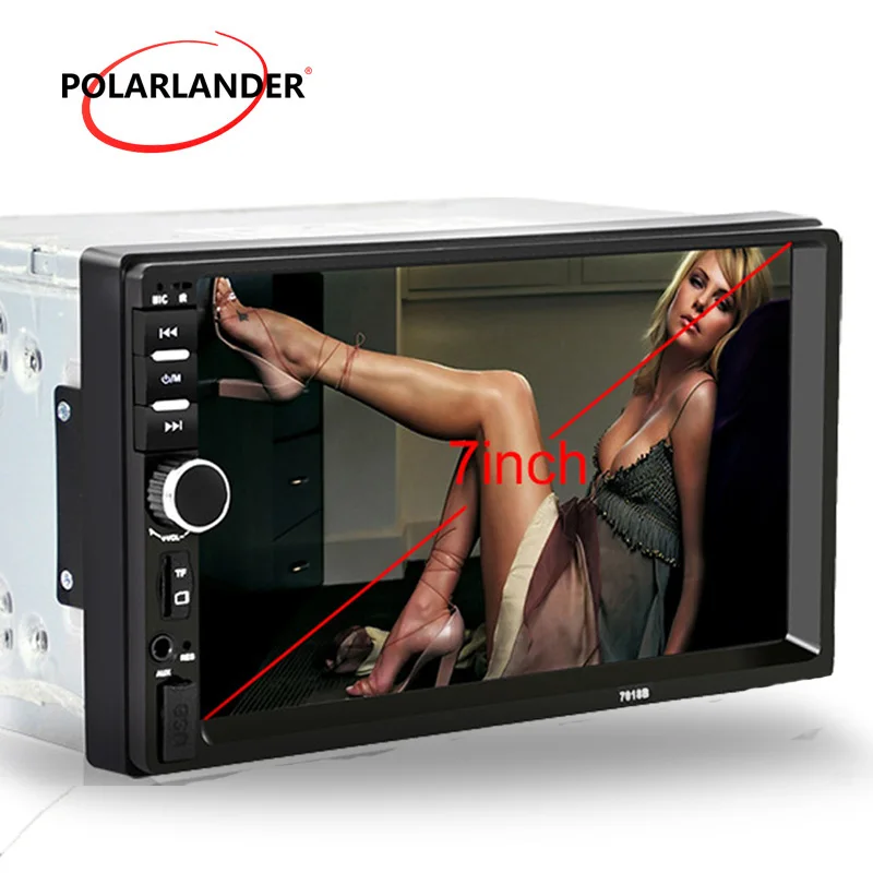 Автомагнитола 2 Din 7 дюймов Bluetooth MirrorLink MP5 мультимедийный проигрыватель сенсорный