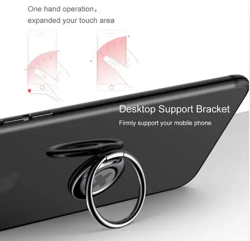 Baseus телефон кольцо держатель для iphone samsung huawei рабочий стол стенд 360 Палец Кольцо