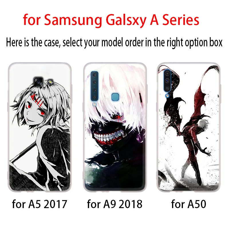Роскошный чехол для Samsung A32 A52 A72 A12 A42 5g A21S A50 A51 A3 A5 A6 A7 A8 Plus 2018 2017 с японским аниме
