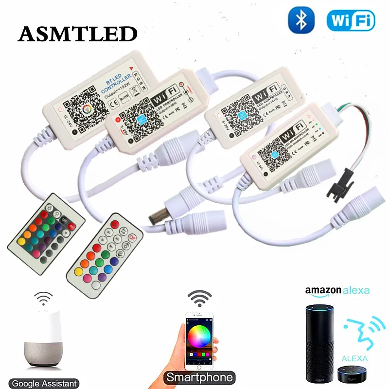 Миниатюрный светодиодный пиксельный пульт с Bluetooth Wi Fi RGB 12 В постоянного тока 24