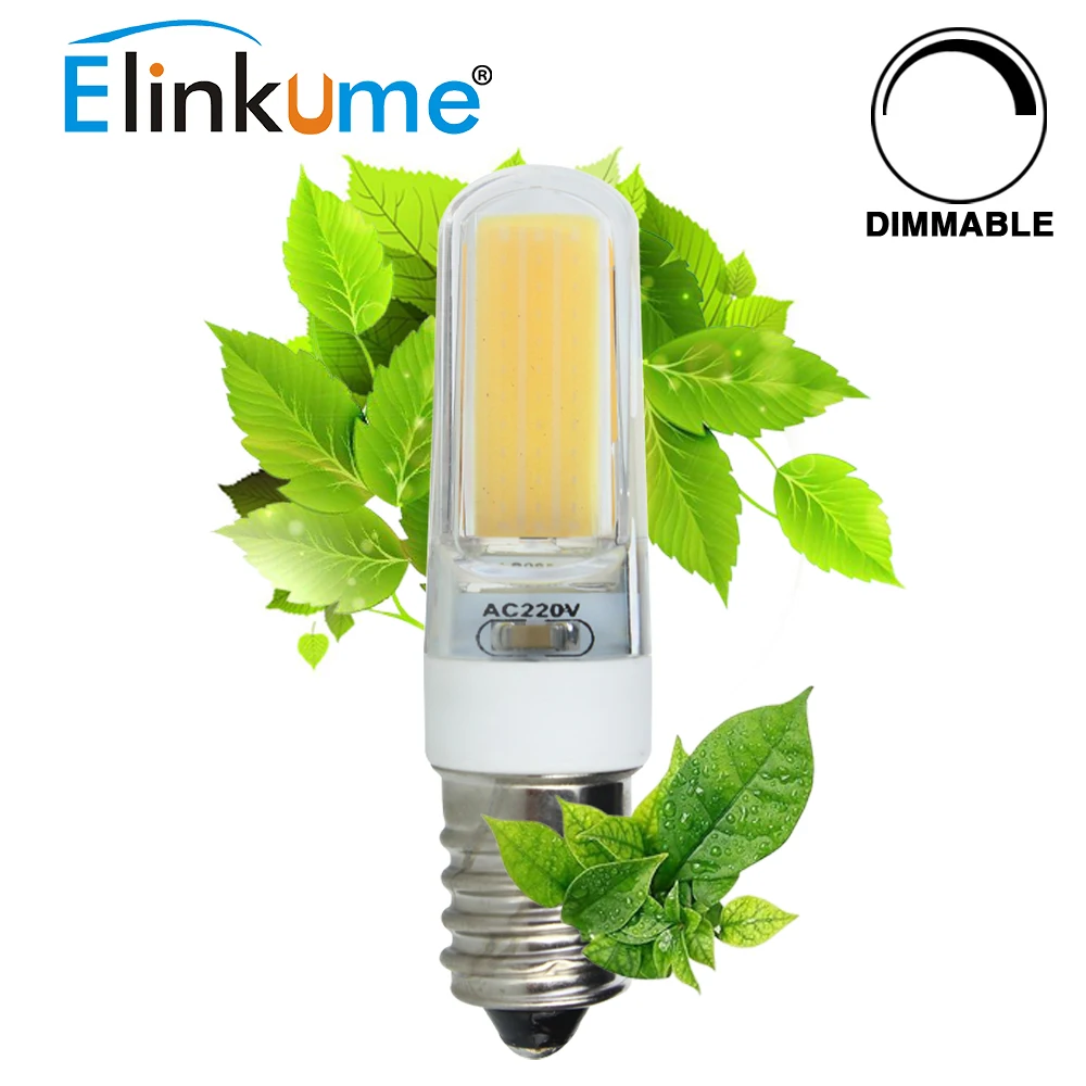 Elinkume E14 Светодиодный светильник 3 Вт мини лампа 1 шт. 2609SMD Ampoule светодиодный AC220V