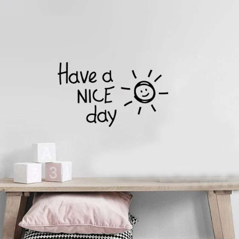 Распродажа виниловые наклейки на стену с изображением прекрасного солнца и