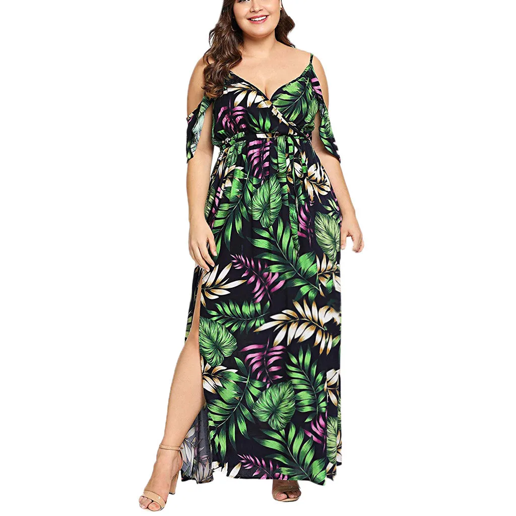 Женское шифоновое бикини длинное Повседневное платье большого размера с