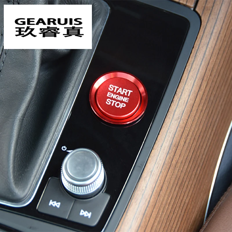 Автомобильный Стайлинг кнопка запуска декоративная рамка обшивка наклейка