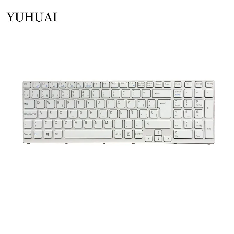 Клавиатура с испанской раскладкой для ноутбука Sony Vaio SVE17 SVE1711 SVE1712 SVE1713 SVE1712L1E