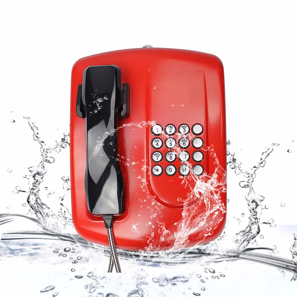 KNTECH Handset автоматический циферблат аварийная помощь услуги водонепроницаемый