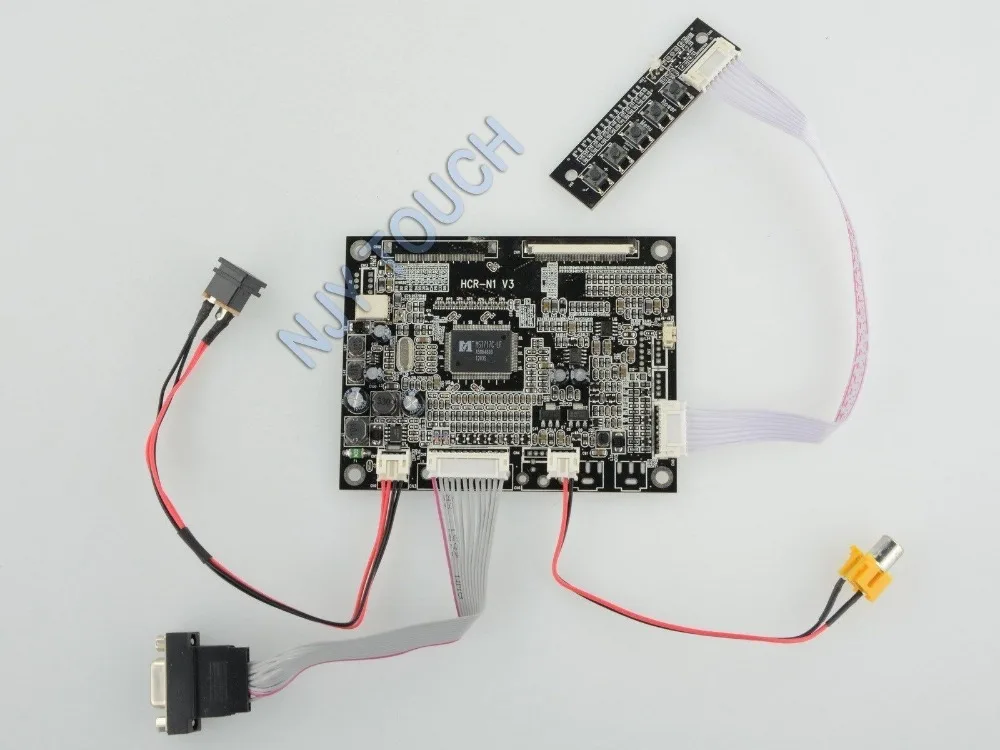 VGA AV ЖК-дисплей плата контроллера TTL HCR-N1 V3 для 6 2 дюймов HSD062IDW1 60 булавки 800x480 16:9