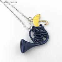 fantasy universe tv how i met your mother necklace fashion high quality metal cosplay yellow umbrella jewelry womanman gift