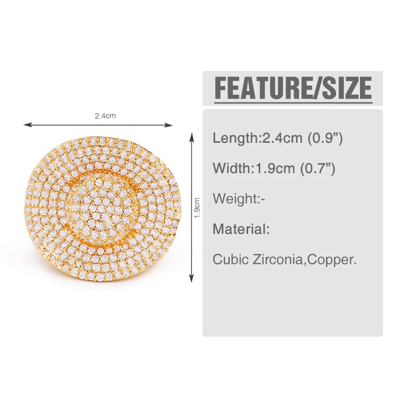 Женские кольца OCESRIO роскошные серебряные в стиле хип хоп с кубическим цирконием