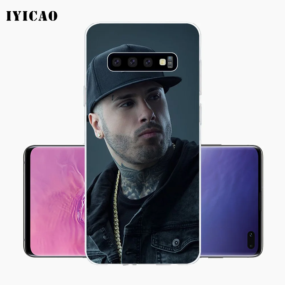 IYICAO Nicky Jam Мягкий силиконовый чехол для телефона Samsung Galaxy S10e S10 S9 S8 Plus S7 Edge TPU |