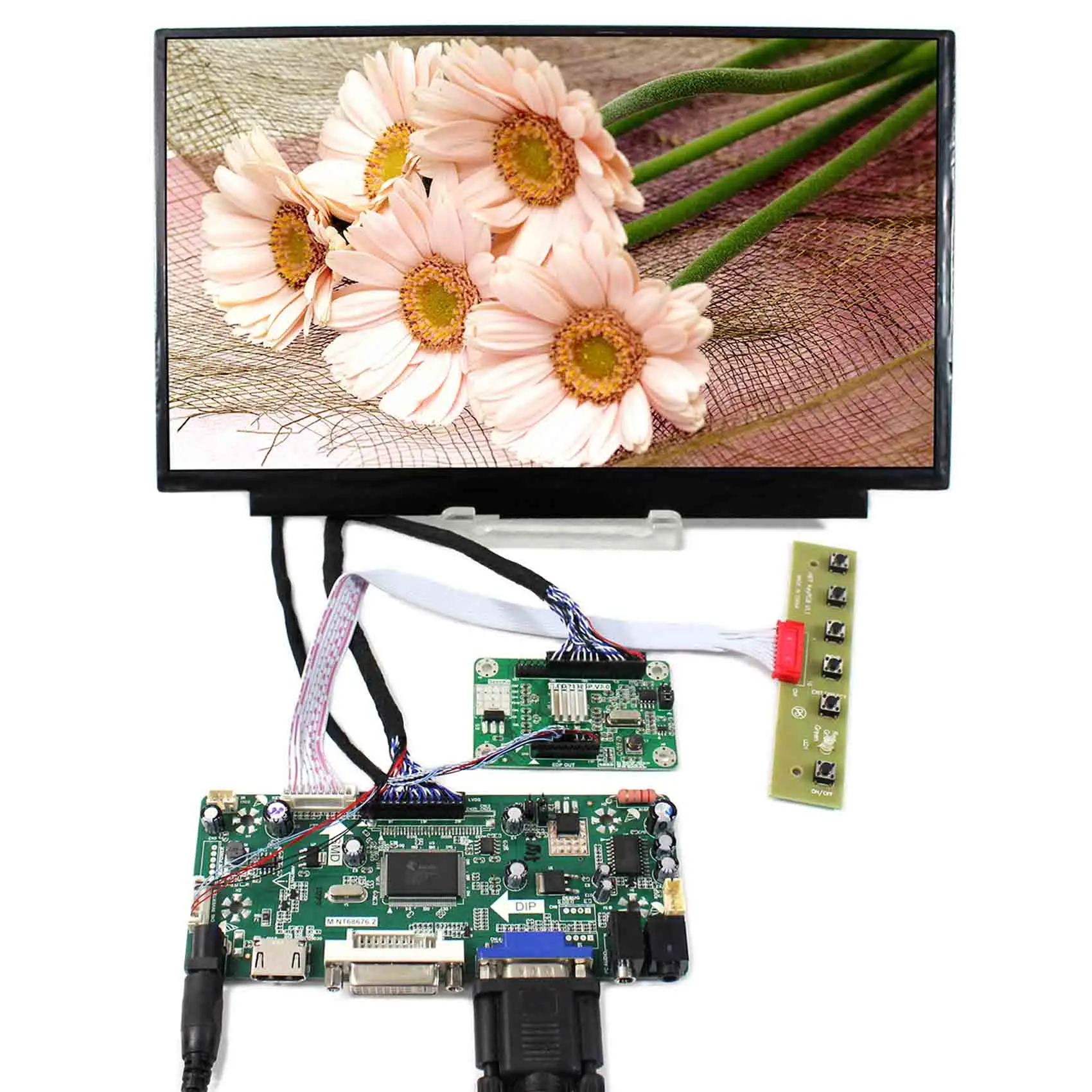 

11.6inch N116HSE-EJ1/EA1 1920X1080 IPS LCD Screen 11.6" Laptop Replacement LCD with HD-MI VGA DVI LCD Controller Board