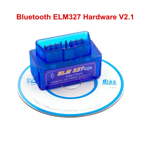 Mini blue v2.1 Super Mini ELM327 v2.1 V1.5 PIC18F25K80 Bluetooth считыватель кода Obd2 OBDII Интерфейс Elm 327 1,5 25K80 адаптеры для бортовой диагностики, версия II сканер - Цвет: Mini blue v2.1