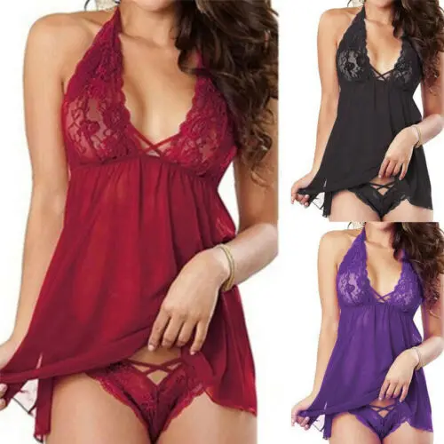 Нейлон Kleid Сексуальное белье Babydoll ажурное платье сексуальное платье для секса латекс платье Vestido сексуальное прозрачное платье
