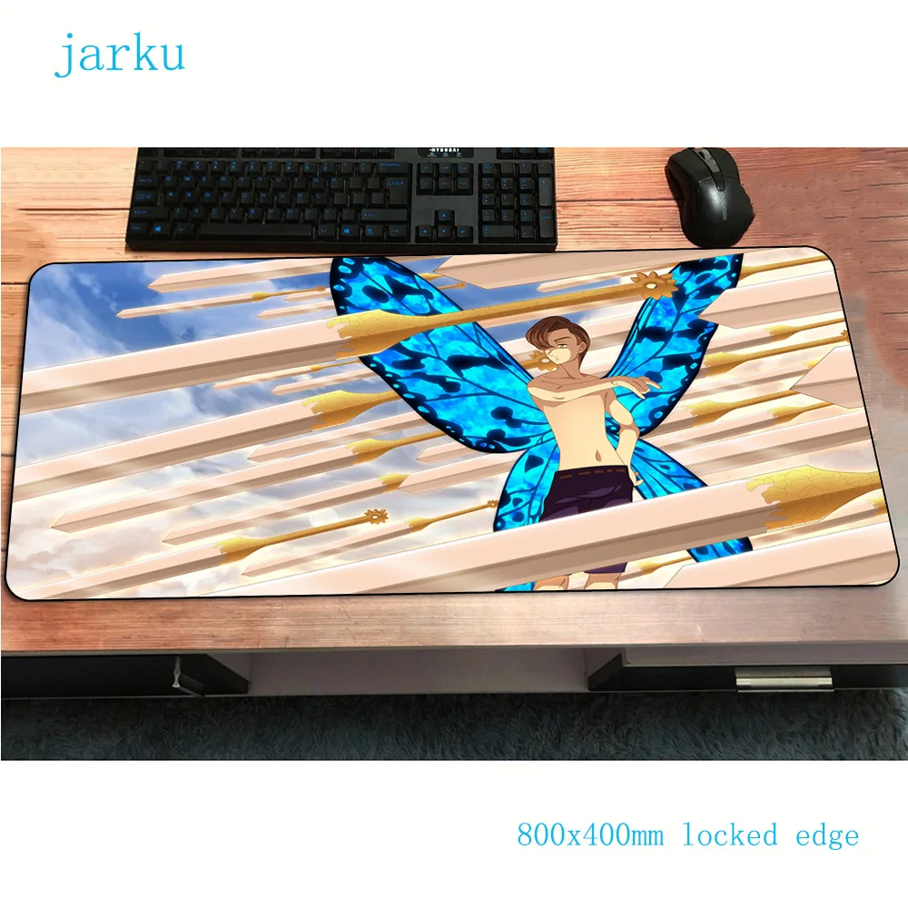 nanatsu no taizai mouse pad 800x400x2mm gaming mousepad anime Beautiful office notbook desk mat gel padmouse games pc gamer mats |