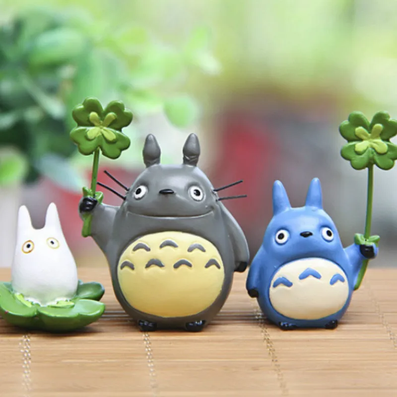 Горячая Распродажа Хаяо Миядзаки Мой сосед Тоторо Клевер Комбинация DIY микро