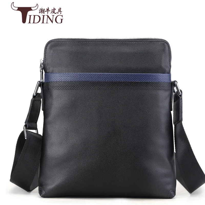 Мужские сумки из натуральной кожи 2017 новые мужские модные брендовые черные