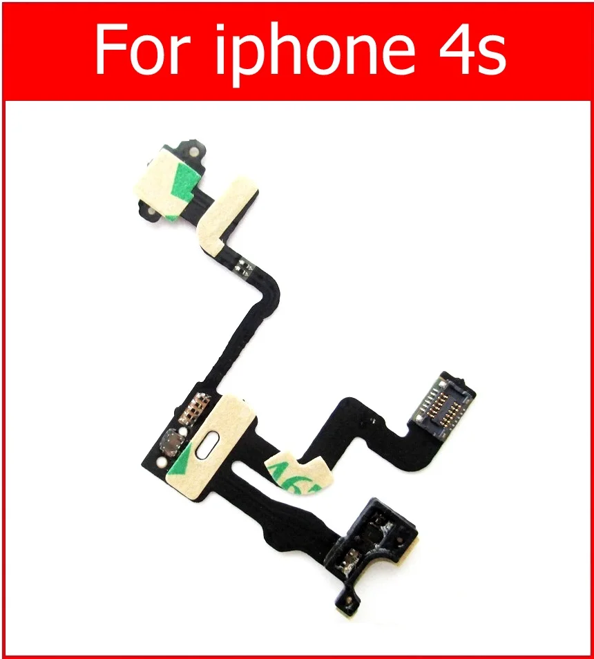 Гибкий кабель для iPhone 4 5 5C SE кнопка включения/выключения громкости и питания