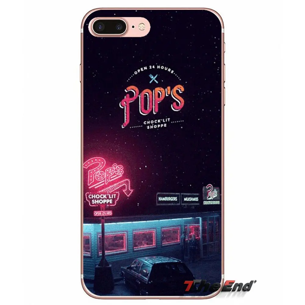 Прозрачный ТПУ сумка для Apple iPhone X 4 4S 5 5S SE 5C 6 6s 7 8 плюс Plus Американский ТВ ривердейл