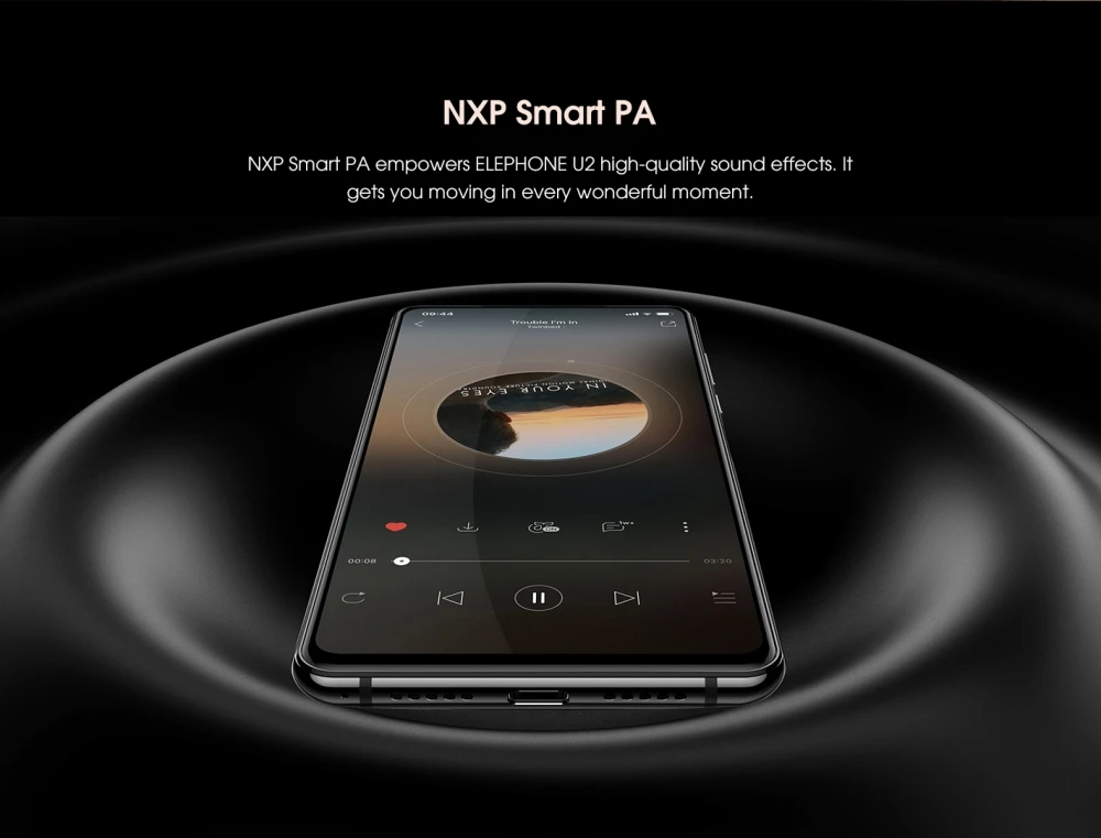 Elephone U2 16MP всплывающая камера 6 ГБ+ 128G мобильный телефон 6,2" FHD+ экран Android 9,0 MT6771T Octa CoreFace ID 4G LTE смартфон