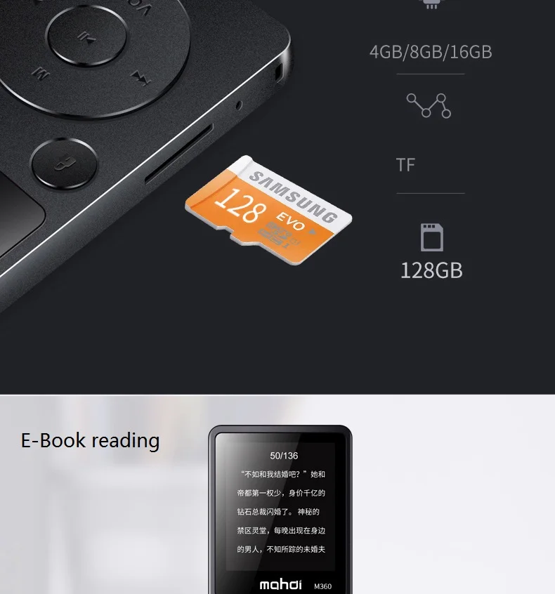 8G 1,8 дюймов MP4 плеер Металлический MP4 музыкальный плеер Mahdi M360 HD экран OTG встроенный динамик поддержка видео музыки запись изображения FM