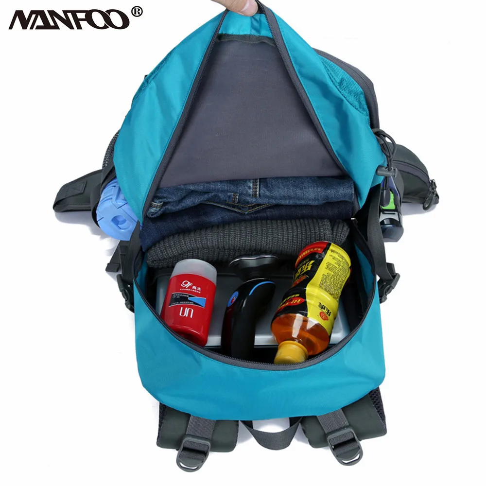 Нейлоновый водонепроницаемый ежедневный дорожный рюкзак вместительная сумка 40