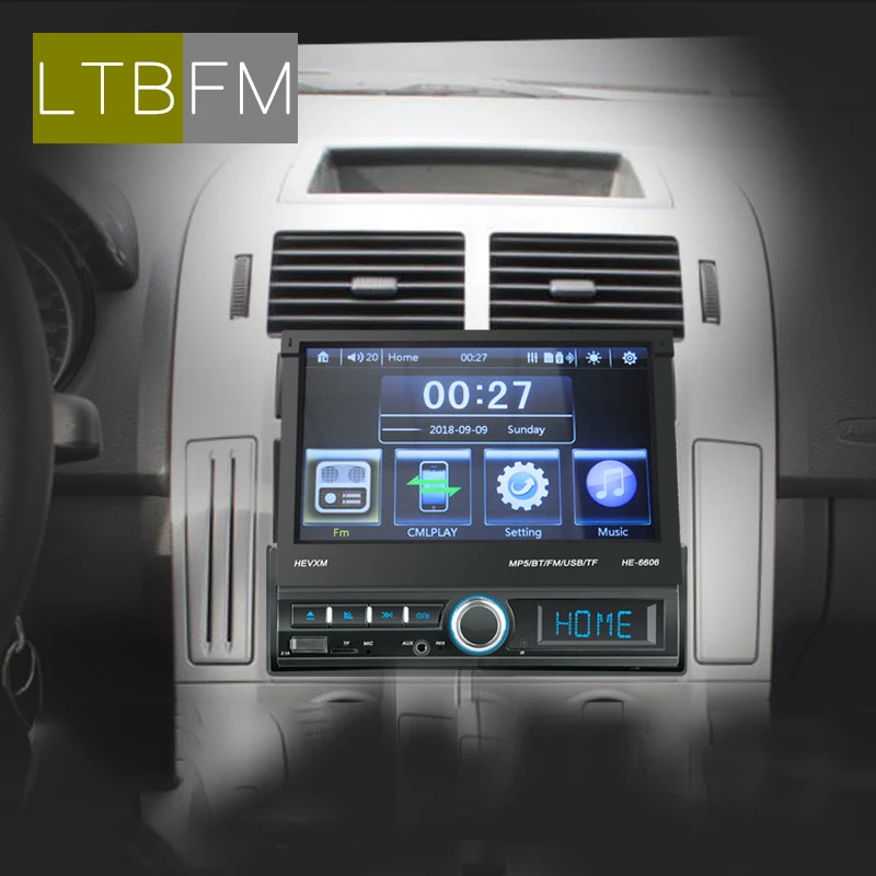 LTBFM 2 Din автомобильное радио Bluetooth Зеркало Ссылка 2din автомобильный мультимедийный плеер сенсорный экран Выдвижной MP5 плеер USB аудио стерео автомобиль