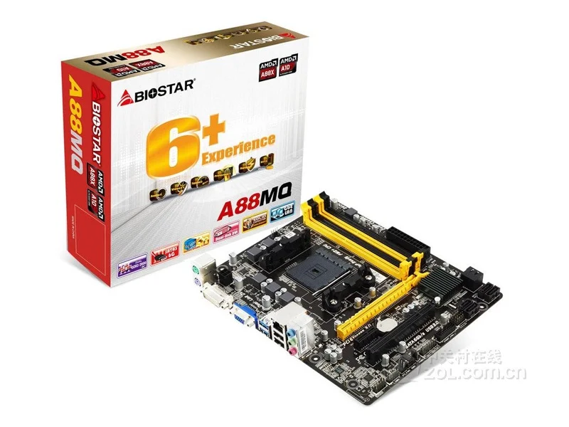 Новая оригинальная материнская плата для Biostar A88MQ Socket FM2/FM2 + DDR3 32 Гб USB2.0 USB3.0 VGA DVI A88