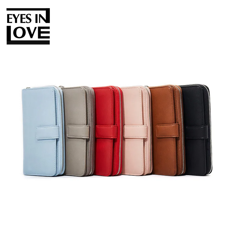 Роскошный женский кошелек новинка мягкая искусственная кожа элегантный деловой