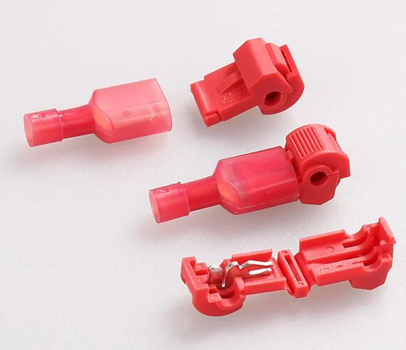 30 Sets T Shape Wire Cable Connectors Terminals Crimp Scotch Lock Quick Splice Electrical Car Audio for Soft | Обустройство дома