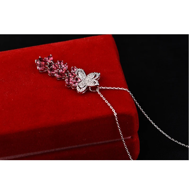 Комплект из колье серёг и с фианитом | Украшения аксессуары