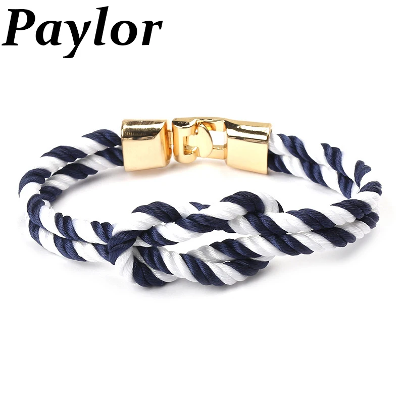 Paylor новые модные браслеты с кулоном в форме бесконечности мужские