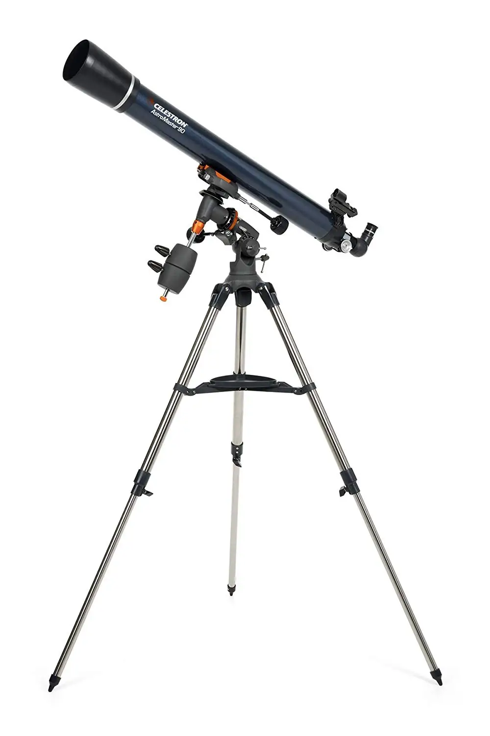 Celestron AstroMaster 90EQ 90/1000 мм F/11 рефрактор Профессиональный астрономический телескоп CG-3