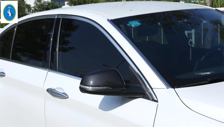 

Accessories Car-styling Door Side Wing Rearview Mirror Case Mirror Cover Trim Fit For BMW X1 F48 2016 - 2021 Carbon Fiber Look