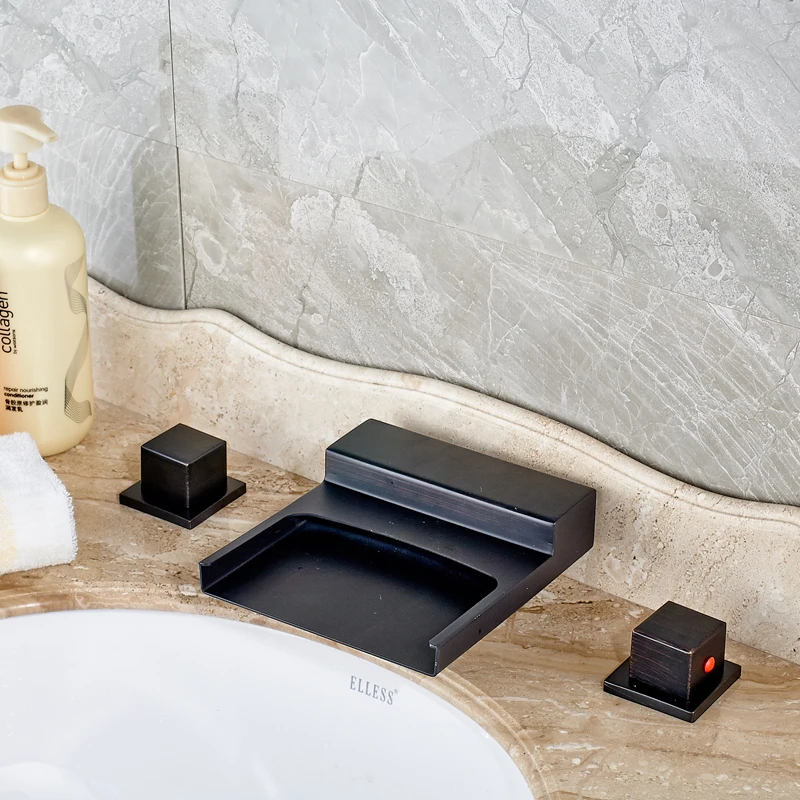 Смеситель Водопад латунный СВЕТОДИОДНЫЙ 3 отверстия|faucet pullout|faucets tapsfaucet screw |