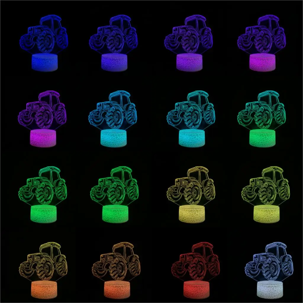 3d-лампа светодиодсветодиодный для трактора кроссовера вездехода USB с сенсорным