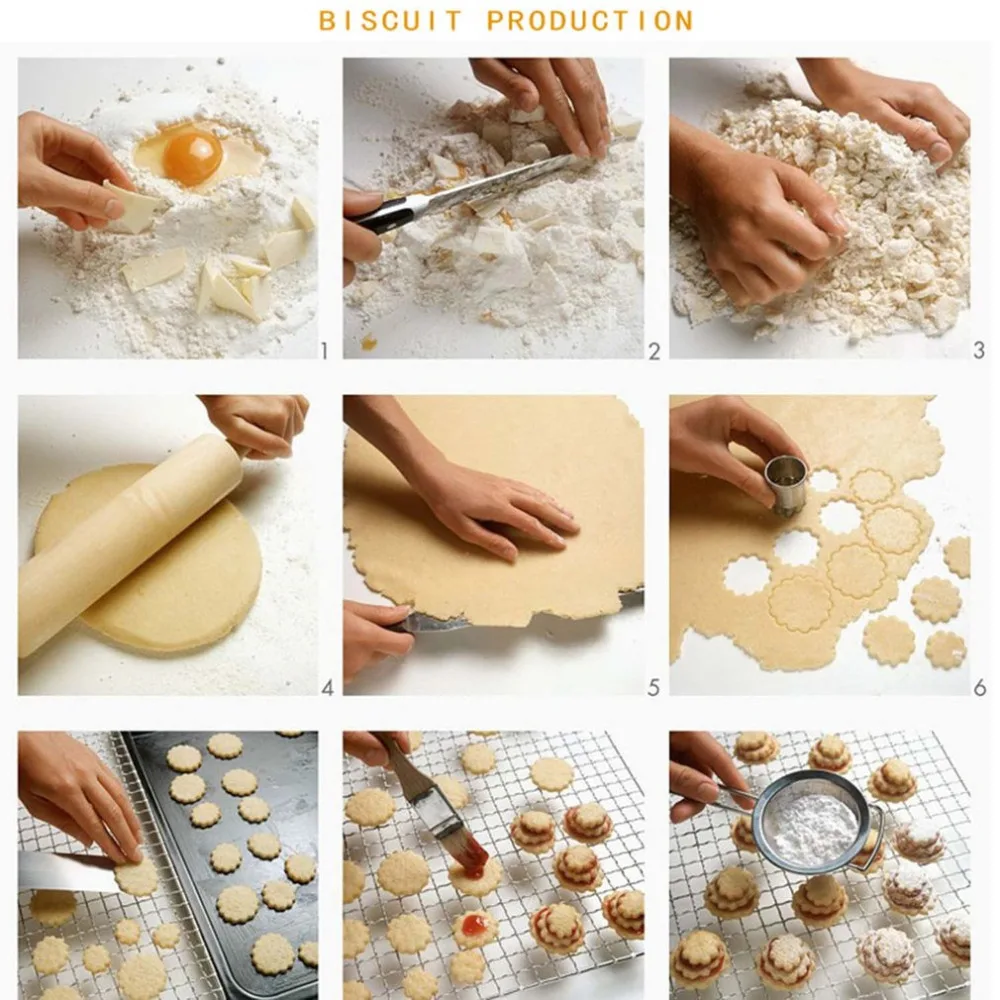 10 шт./компл. формы для выпечки из нержавеющей стали серии Рождественская елка