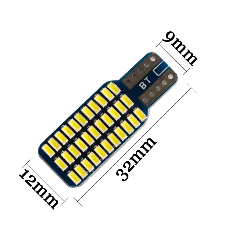 10 шт. Автомобильные светодиодные лампы Canbus 33 SMD 3014 1 Вт W5W 194 168|Сигнальная лампа| | - Фото №1