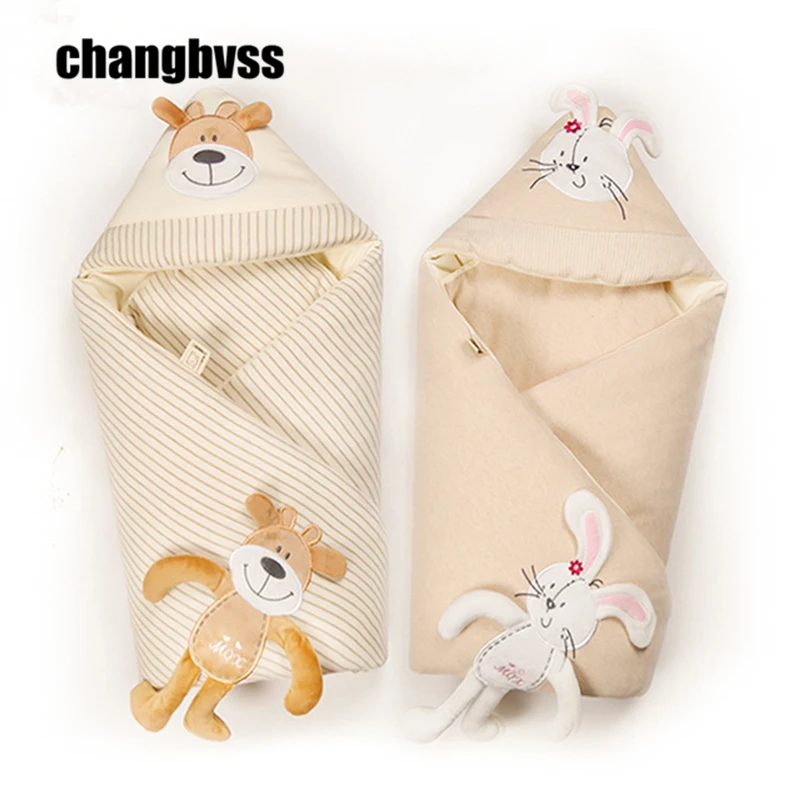 

Cotton Newborn Swaddle Wrap Soft Baby Receiving Blanket Baby Swaddling Sleeping Blankets Baby Bedding Air Conditioning Blanket